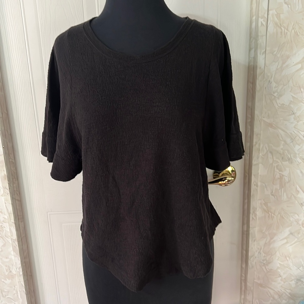 Madewell basic black batwing t shirt